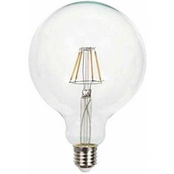 IGLUX Bombilla Globo FILAMENTO FIL-G125-8C 8W E27 2700ºK ÁNGULO 360 800 LUMENES