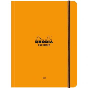 Cuaderno Unlimited A5+ - Rhodia Classic - Dot (puntado) - Naranja