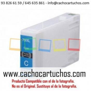 Epson - T7902-c cartucho tinta c xl, nº c13t79024010 , compatible.