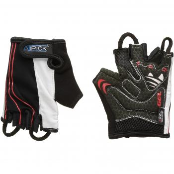 Atipick Stripe Guantes, Unisex Adulto, Negro, M
