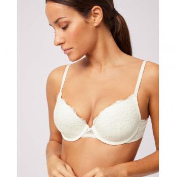 Sujetador Balconette Doble Push Up con Encaje Ysabel Mora 10133 Blanco 80B Damen