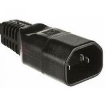 Adaptador de Enchufe Eléctrico C14 Negro Microconnect