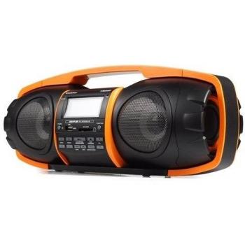 Smartwares RD-1548 - Radio Portátil Recargable con MP3, Bluetooth, Entrada Auxiliar, USB y Ranura SD