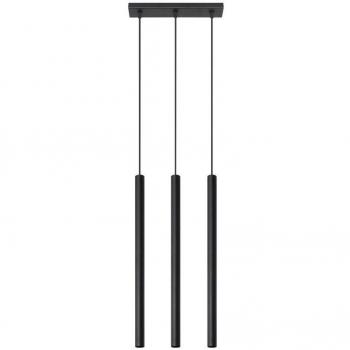 Lámpara de techo PASTELO 3 negra con bombillas G9