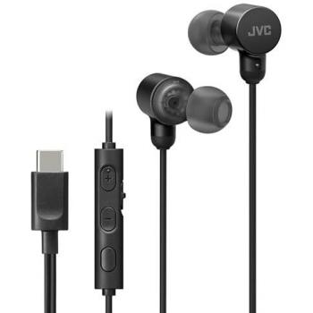 Auriculares In-Ear JVC HA-FR29UC con Cable USB-C, Sonido de Alta Resolución y Micrófono Integrado