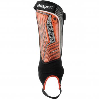 Uhlsport 100678003 Espinilleras, Unisex, Rojo