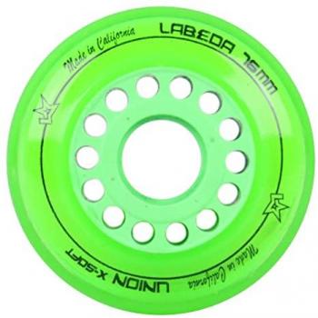 Ruedas de hockey sobre ruedas Labeda Union X-Soft 76mm (74A) - 4 Unidades