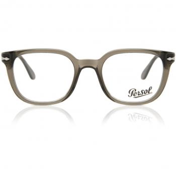 Persol PO3263V 1103 Armazones para Hombre Grises, Gafas Recetadas para Hombre Grises, 52 Lentes Recetadas Para Hombre Grises