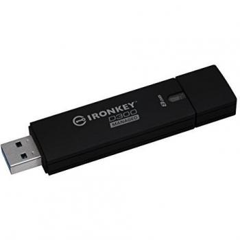 Kingston IronKey D300 - Memoria cifrada USB 3.0 de 8 GB, modelo Managed