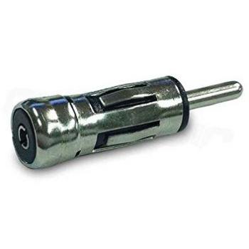 AIV - Adaptador de Antena DIN - ISO, Plateado
