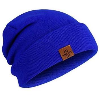 Wmcaps Gorro de Invierno, Hombre Gorros de Punto Unisex Slouch Cráneo Sombreros, Diseño Clásico Moderno y Suave