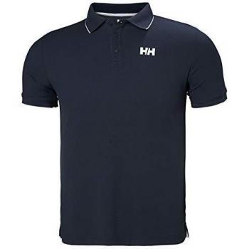 Helly Hansen KOS Men's Short Sleeve Navy Quick-Drying Polo Shirt Size L