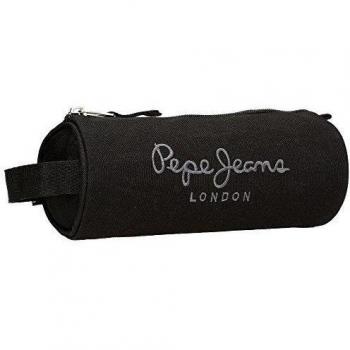 Pepe Jeans Plain Color Neceser de Viaje, 1.86 Litros, Color Negro