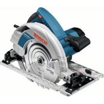 Sierra circular Bosch GKS 85 G con carril FSN 1400, 2200 W, diámetro de disco de 235 mm, velocidad de 5000 RPM, color negro y azul