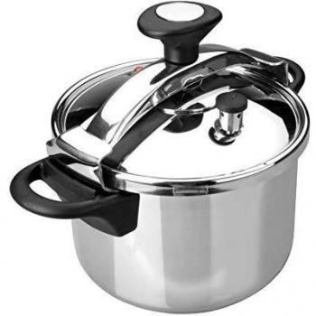 Lacor Olla A Presion Puente Classic 10 LTS 71871-Olla, 10 L, Acero Inoxidable 18/10, 24 cm