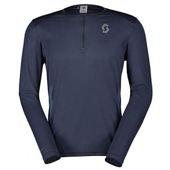 Scott Camiseta De Manga Larga Endurance Tech Color Dark Blue/Metal Blue Talla S para Hombre