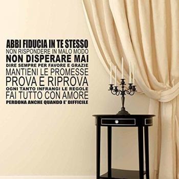 Walimex lity ys2 – 21 Decorativa Pared Pegatinas, Vinilo, Negro, 65 x 51 cm