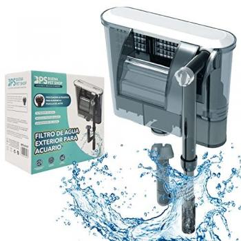 Filtro Externo de Mochila para Acuario 290 L/h - Capacidad de 25-50 L, Ahorro de Energía (3.5W)