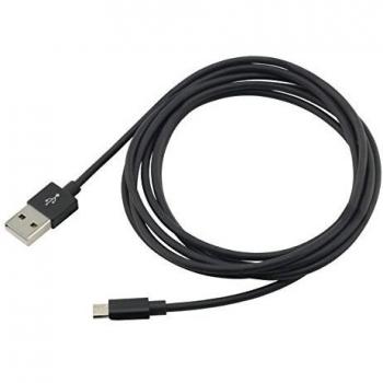 Cable de datos y carga ANSMANN, USB-A - Micro USB-B, 2.0 m, con conector de aluminio y recubrimiento TPE