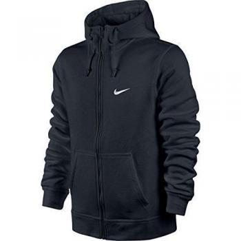 Nike Club Fz Hoody-Swoosh - Sudadera para hombre, color azul, talla L-T