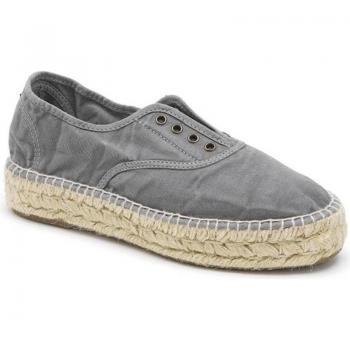 Zapatos de Mujer Natural World 50-Old Zen-Ingles Yute Enzim Gris Enzimático