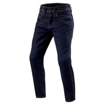 REV'IT! Vaqueros de Moto Reed Slim Fit Azul Oscuro Desgastado