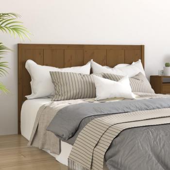 Cabecero para cama ámbar 125,5x4x100 cm madera maciza de pino