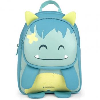 Mochila Gabol Tusky Scream Infantil de Neopreno en Color Verde con Diseño de Monstruo
