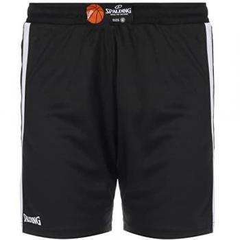 Pantalón corto de mujer Spalding Jam, tejido ligero y transpirable, diseño deportivo, cintura elástica con cordón ajustable, bolsillos laterales, ideal para actividades al aire libre y entrenamiento