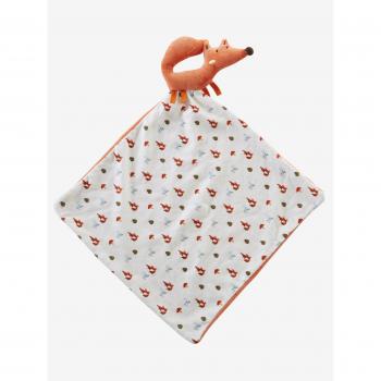 VERTBAUDET Peluche doudou y sonajero Zorrito Naranja UNICA