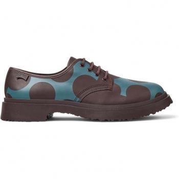 CAMPER Twins - Men's Lace-up Shoes in Burgundy/Black, Size 43, Smooth LeatherCAMPER Twins - Men's Lace-up Shoes in Burgundy/Black, Size 9.5, Smooth Leather