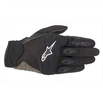 Alpinestars Shore Motorcycle Gloves - Black and White, Size L