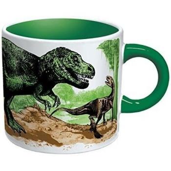 The Disappearing Dinosaur Mug Taza de Cafe Dinosaurio Desaparece Con Calor