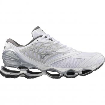 Mizuno Wave Prophecy LS Men's Sneakers - White/Silver/Harbor Mist, Size 11.5 US