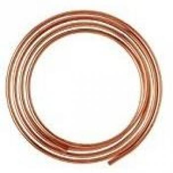 Bobina de Cobre Recocido de 10 mm de Diámetro, 10 Metros para Distribución