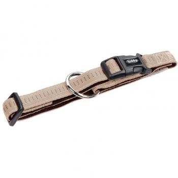 Collar para perro Nobby Soft Grip, tamaño XS 20-30 cm, ancho 10 mm, color beige