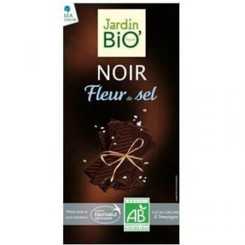 Chocolate Negro con Flor de Sal Ecológico JardinBio