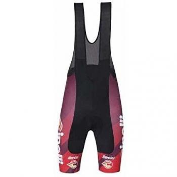 Cinelli Team Coll - Pantalones Cortos de Ciclismo para Hombre, Hombre, RE1071MAX18CC-TM-Sm, Black Team Coll, Small