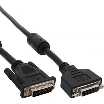 Cable DVI-D de extensión 5 m, Dual Link 24+1, con 2 ferritas