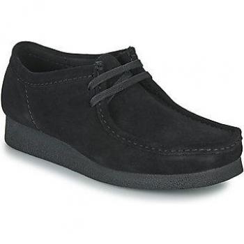Clarks Wallabee Evo Suede Men's Shoes - Black, Size 44
