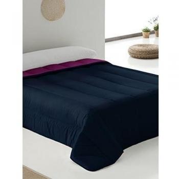BELNOU Edredón 300 Gr Azul Marino/Malva Cama 200