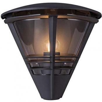 Aplique de Pared Salla - Aluminio Antracita IP44, E27, 27x25cm