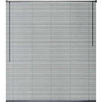 vidaXL Persiana aluminio 80x130 cm blanca