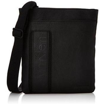 Tommy Hilfiger Asher Flat Crossover - Bandolera para hombre, black 1, talla onesize