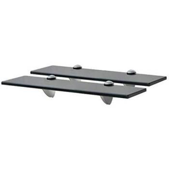 vidaXL Floating Shelves 2 pcs Glass 40x10 cm 8 mm