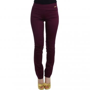 John Galliano Purple Slim Fit Pants - IT40|S, Skinny Trousers, Female, Size: XS