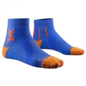 Calcetines X-Socks Run Perform Ankle, Unisex adulto, Multicolor (Twyce Blue/Orange), talla 39-41