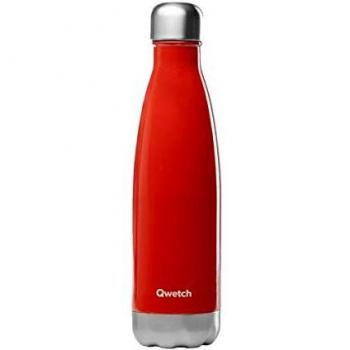 Botella Isotérmica de Acero Inoxidable 500 ml - Rojo Brillante - Qwetch