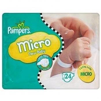 Pampers New Baby Size 0 (1-2.5kg) Carry Pack6 pack x 24 per pack by Pampers