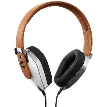 Pryma Classic 01 - Auriculares sobre oreja, color café y beige